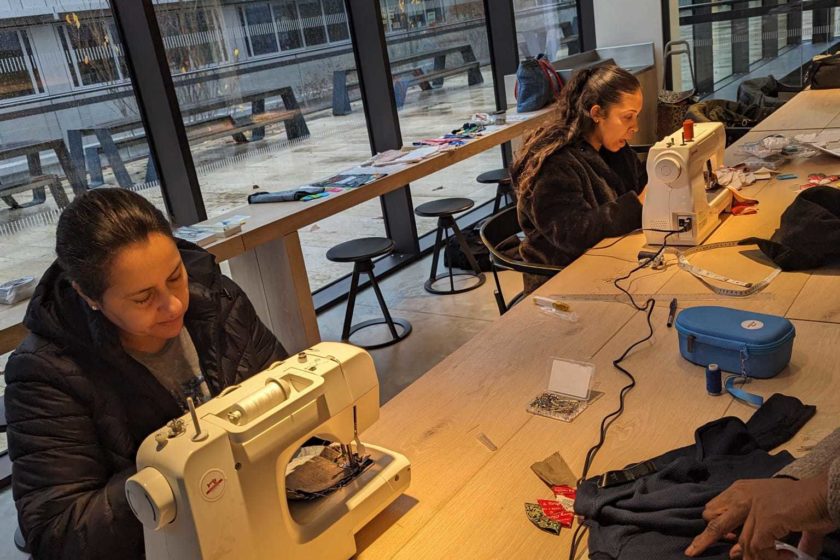 White City Place gets crafty upcycling old clothes with local group La Modista