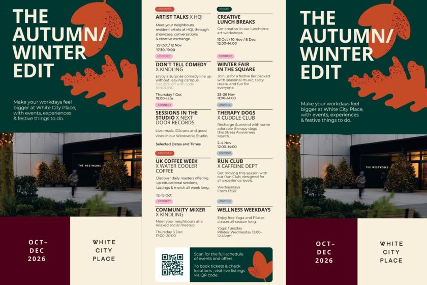 White City Place Launches the Autumn/Winter Programme