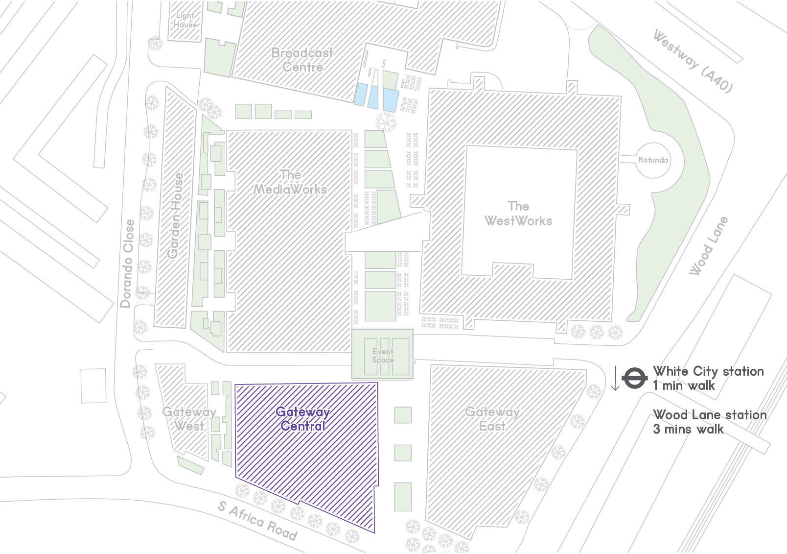 White City Place Map