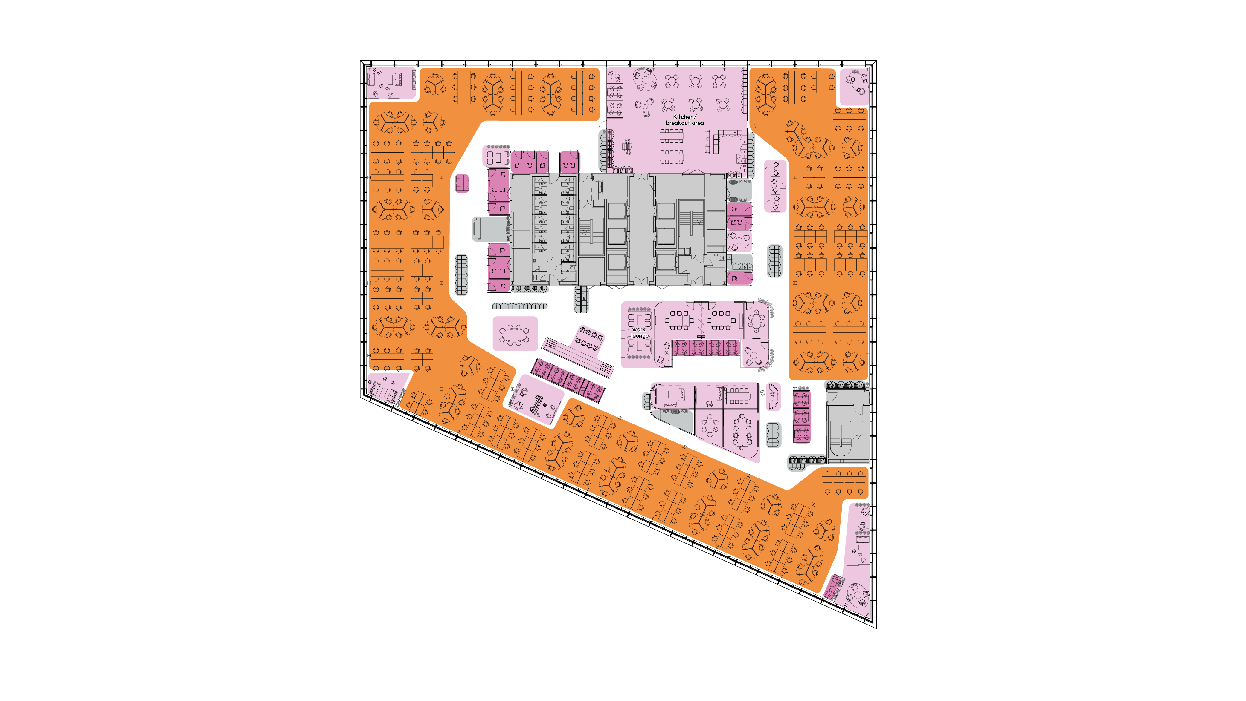 Open plan no reception breakout